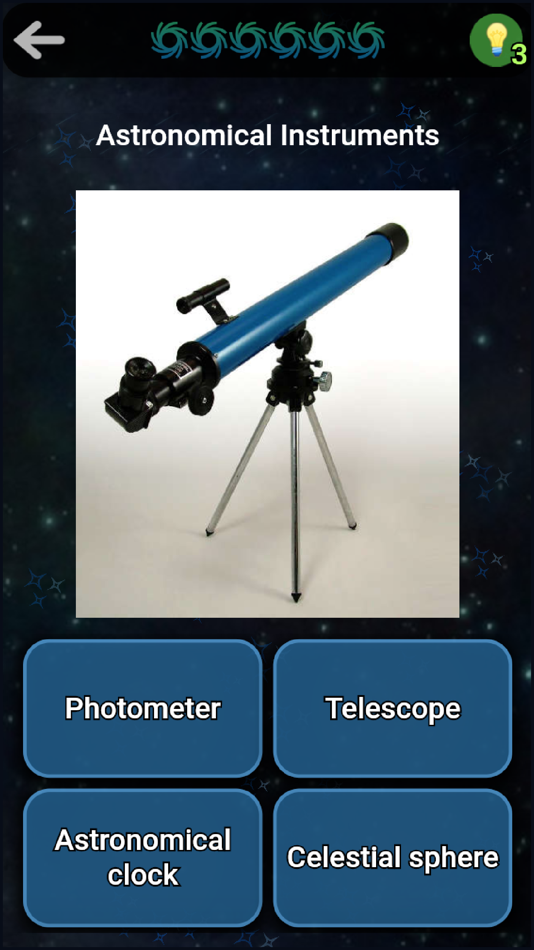 #2. Astronomy Game (iOS) Podle: Horea Bucerzan