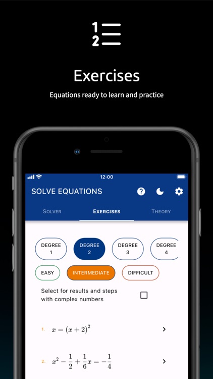 Solve the equations screenshot-4