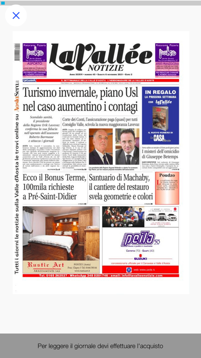 La Vallèe Notizie Screenshot