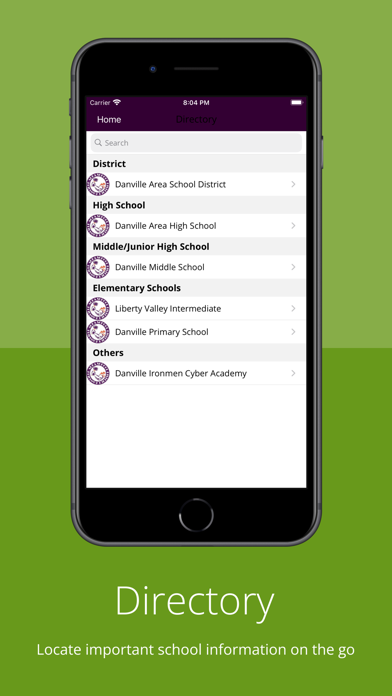 Danville Area School District Screenshot