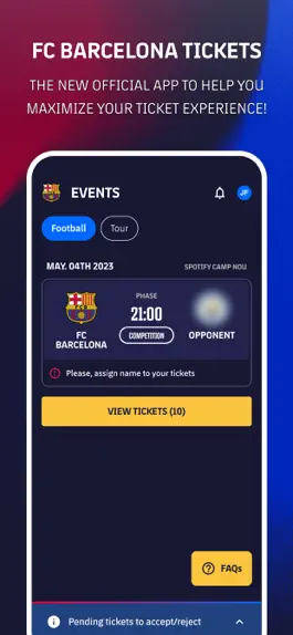 Game screenshot FC Barcelona Tickets mod apk