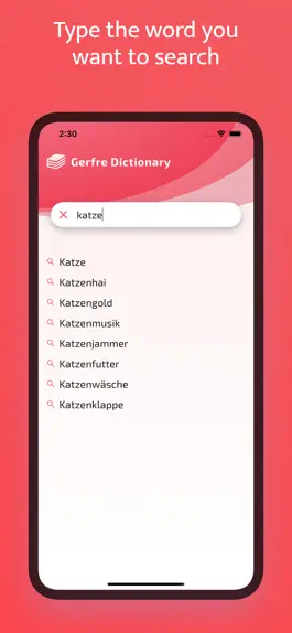 Game screenshot Gerfre Wörterbuch apk