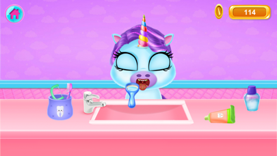 Unicorn Baby Pet Care Screenshot