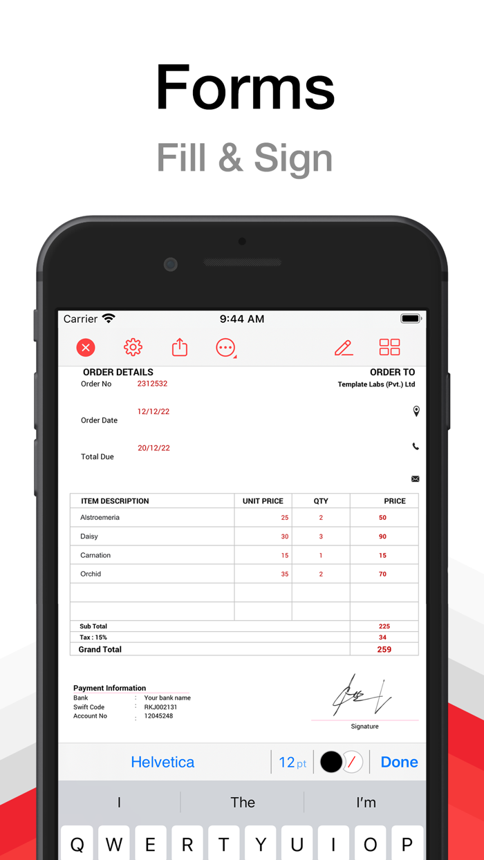 PDF Pro - Reader Editor Forms
