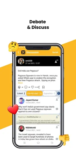 Game screenshot Opinito:Discuss,Debate & Share apk