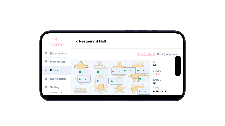 #4. Tuxedo Receptionist (iOS) Podle: DAFA