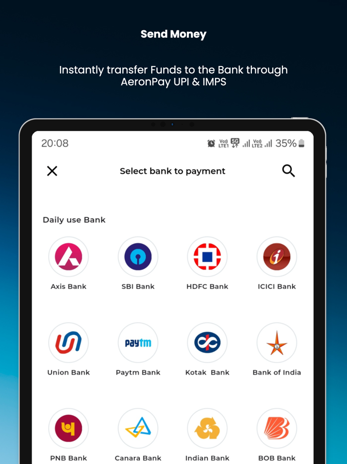 AeronPay UPI and Bill Payment
