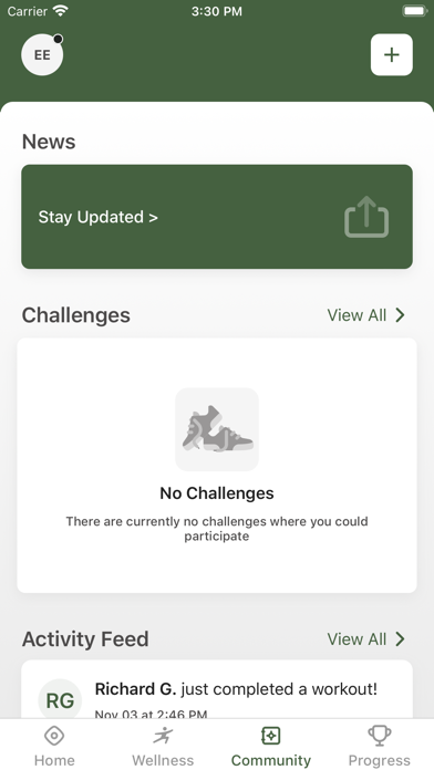 MCC Fitness Screenshot