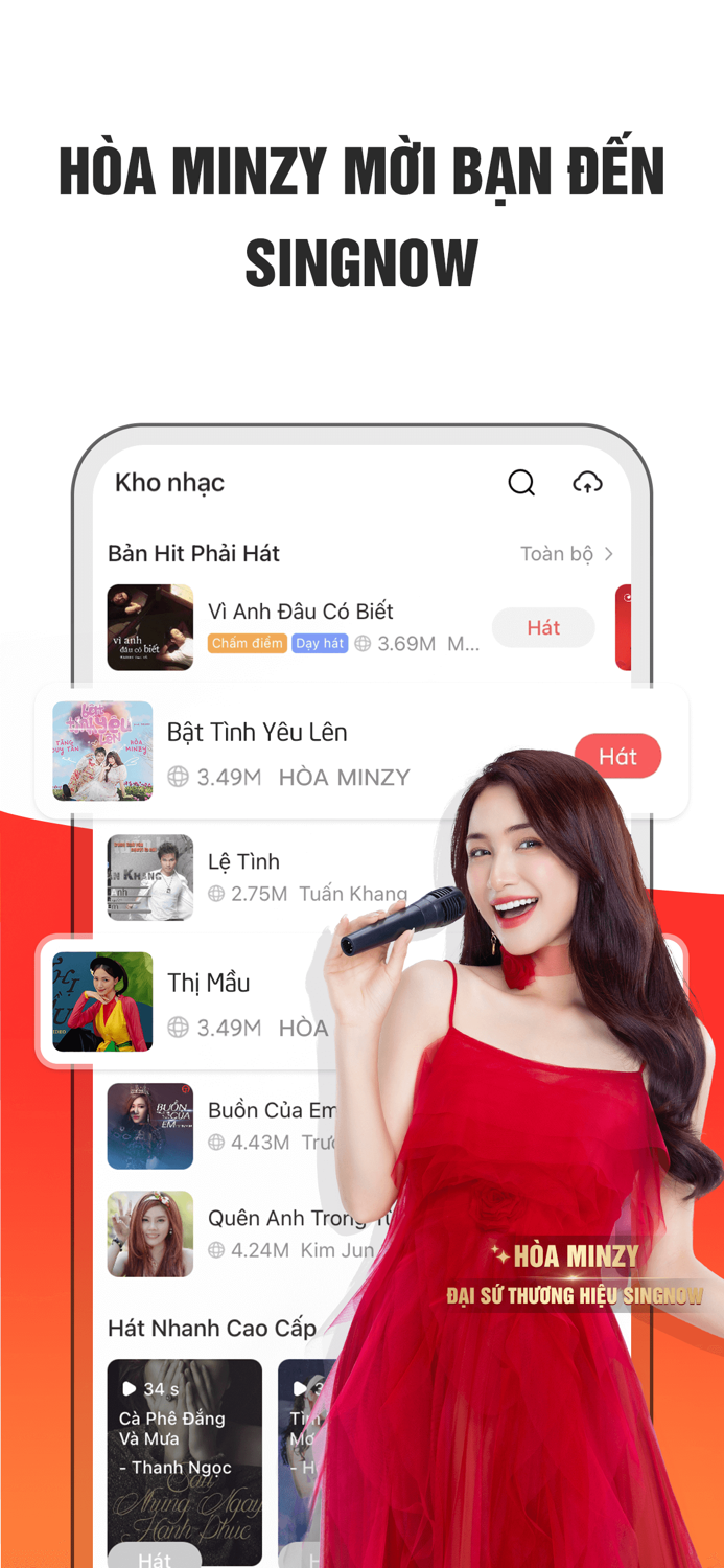 SingNow - Hát kara duet and live