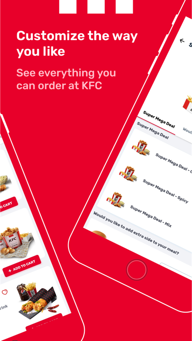 KFC UAE - Order Food Online Screenshot