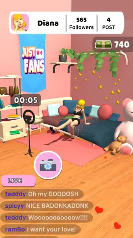 Game screenshot JustFans apk