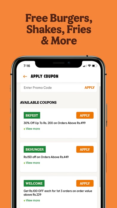 Burger King India Screenshot