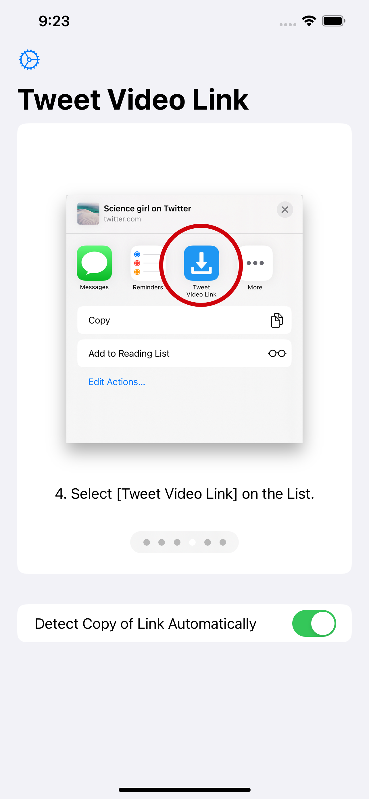 Tweet Video Links for Twitter