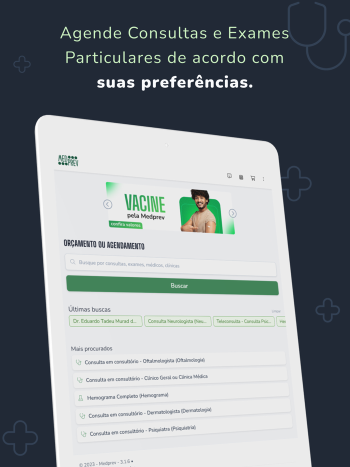 Medprev Agende Médico e Exame