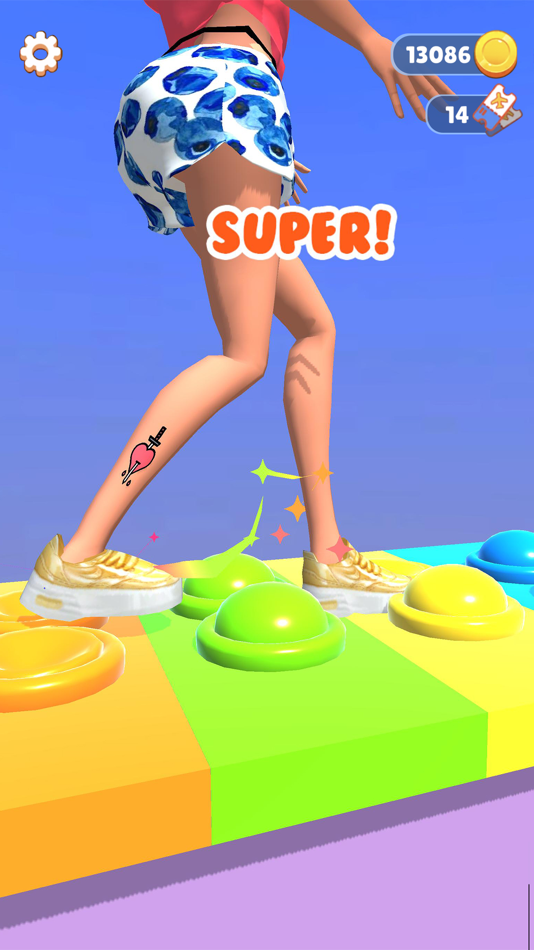 #2. ASMR Tippy Toe (iOS) 来自: TapNation