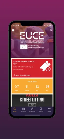 Game screenshot EUCE | EU Calisthenics Event apk