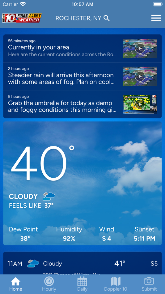 #1. WHEC First Alert Weather (iOS) 由: Hubbard Broadcasting, Inc.