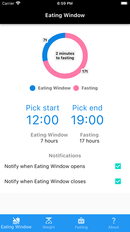 #1. Intermittent fasting safe easy (iOS) 由: Fredrik Lillejordet