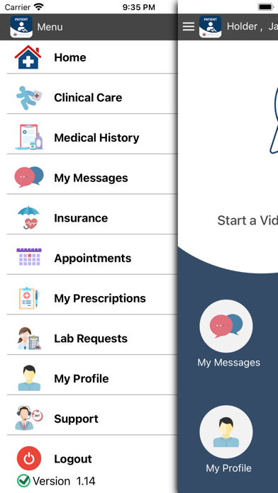 Total Direct Care Patient Screenshot