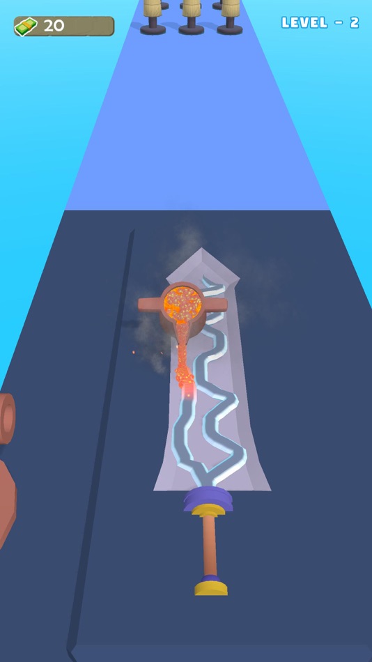 #5. Forge Sword Run2 (iOS) 由: Kolpoverse Studios