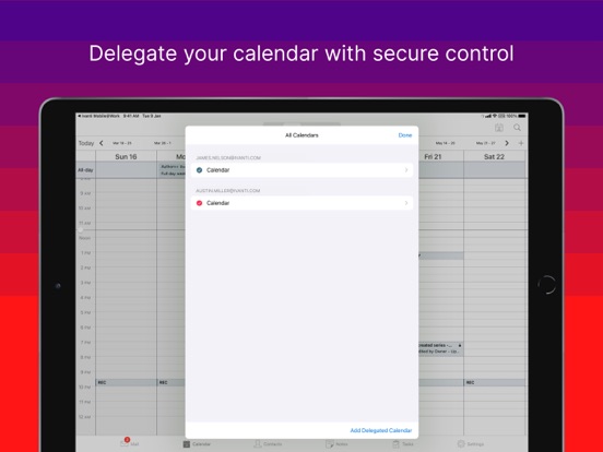 Ivanti Email+ iPad app afbeelding 3