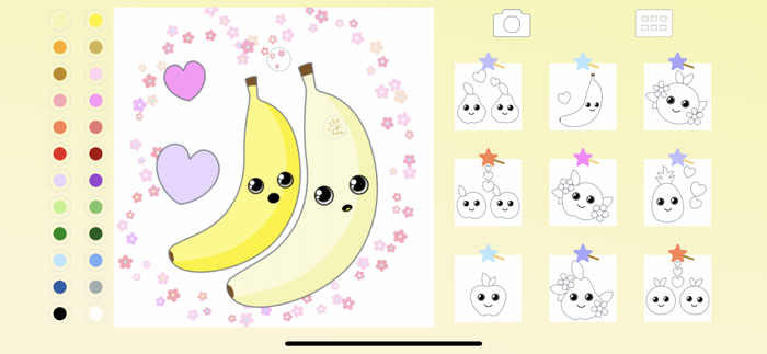 Fruit Coloring for Kid Toddler