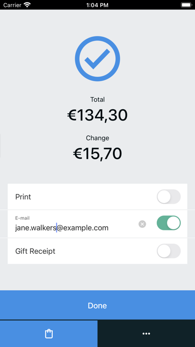 Sitoo POS Screenshot