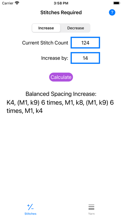 Knitting Stitch Calculatorのおすすめ画像1