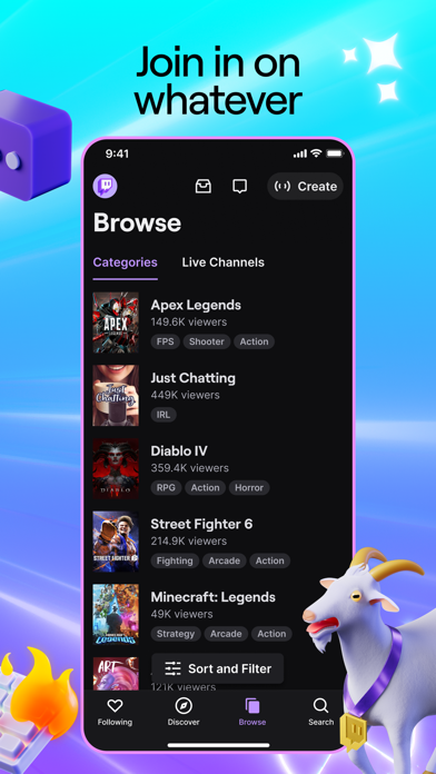 Screenshot 4 of Twitch: Live Streaming App