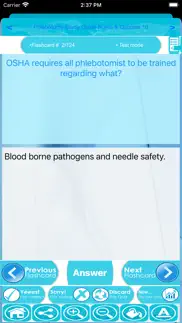 phlebotomy study guide q&a iphone screenshot 4