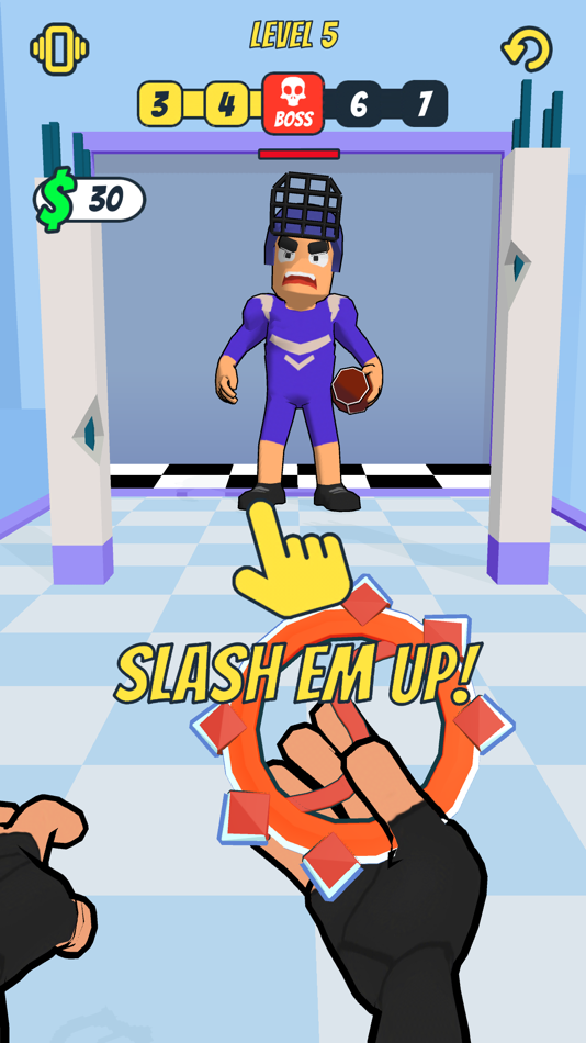 #5. Merge And Slash (iOS) Podle: LIPSAR STUDIO, OOO