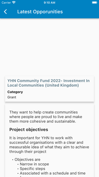 fundsforNGOs Premium Screenshot