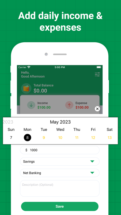 Screenshot #3 pour Expense Manager - Daily Budget