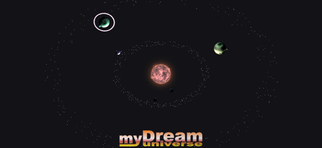 MyDream Universe - Ndërto pamjen e ekranit diellor