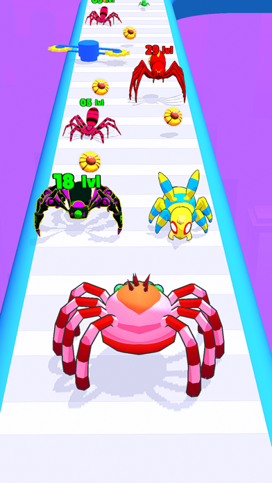 Spider & Insect Evolution Run Screenshot