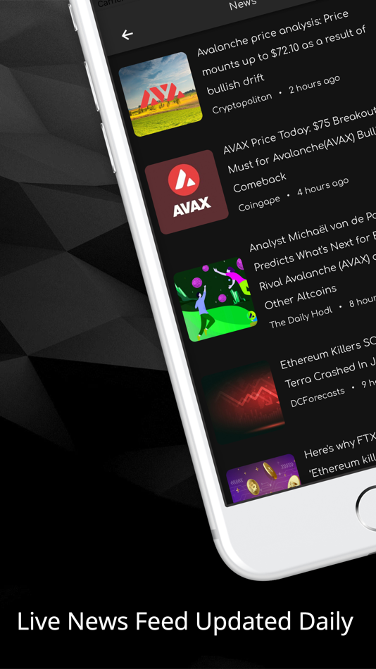#3. My Avax Coin Tracker Avalanche (iOS) 由: Prestige Worldwide Apps LLC