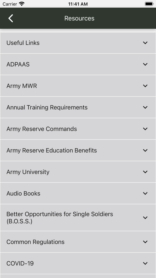 #3. U.S. Army Reserve (iOS) 由: TRADOC Mobile