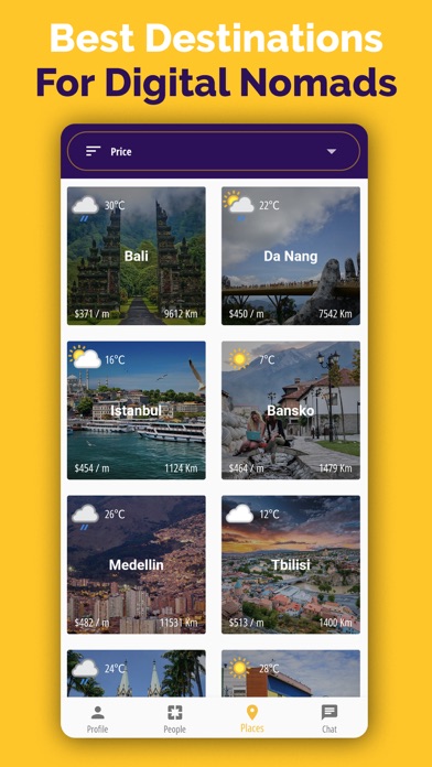 Digital Nomads App - Nomad 10 Screenshot