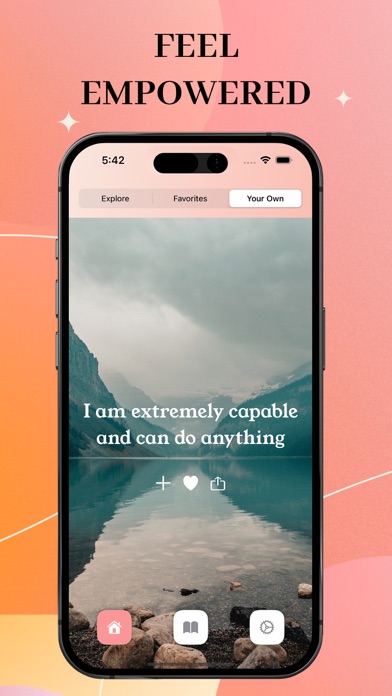 EmpowerHER - Affirmations Screenshot