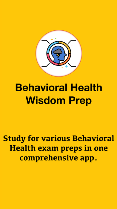 Behavioral Health Wisdom Prep Screenshot