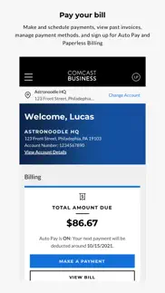 comcast business iphone screenshot 4