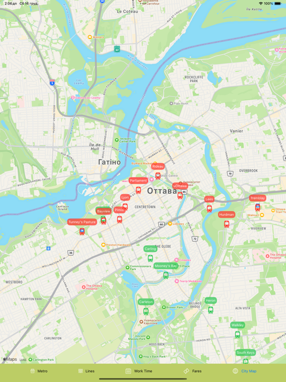 Screenshot #5 pour Ottawa metro map