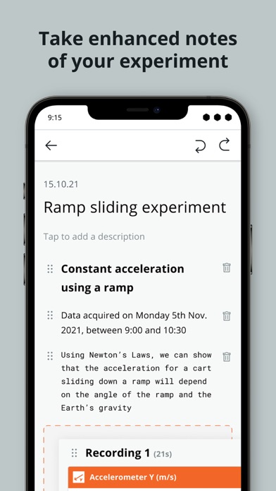 Arduino Science Journal Screenshot