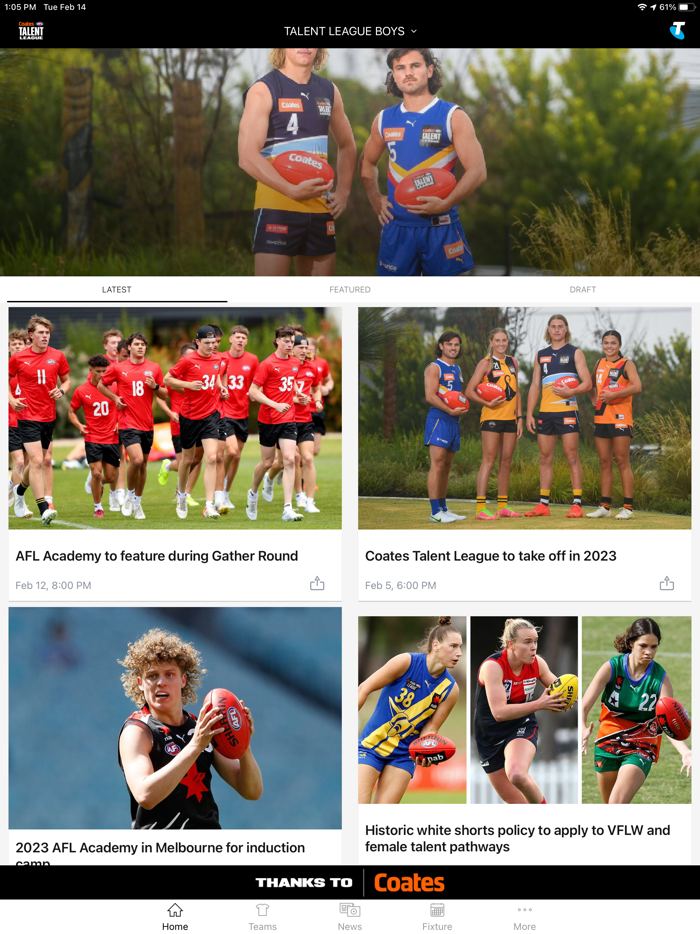 Coates Talent League