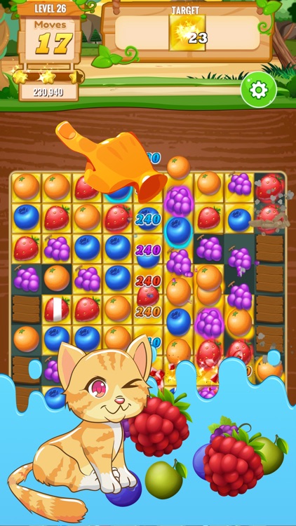 Shiro Sweet Fruit Match 3 Game screenshot-4