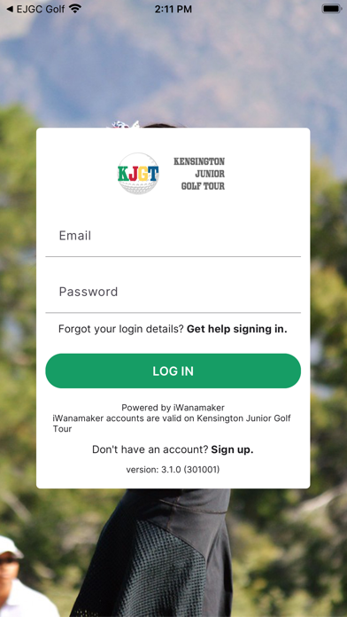 KJGT Golf Screenshot