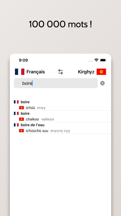Dictionnaire Kirghyz-Français