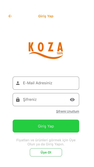 Koza Tekstil Screenshot