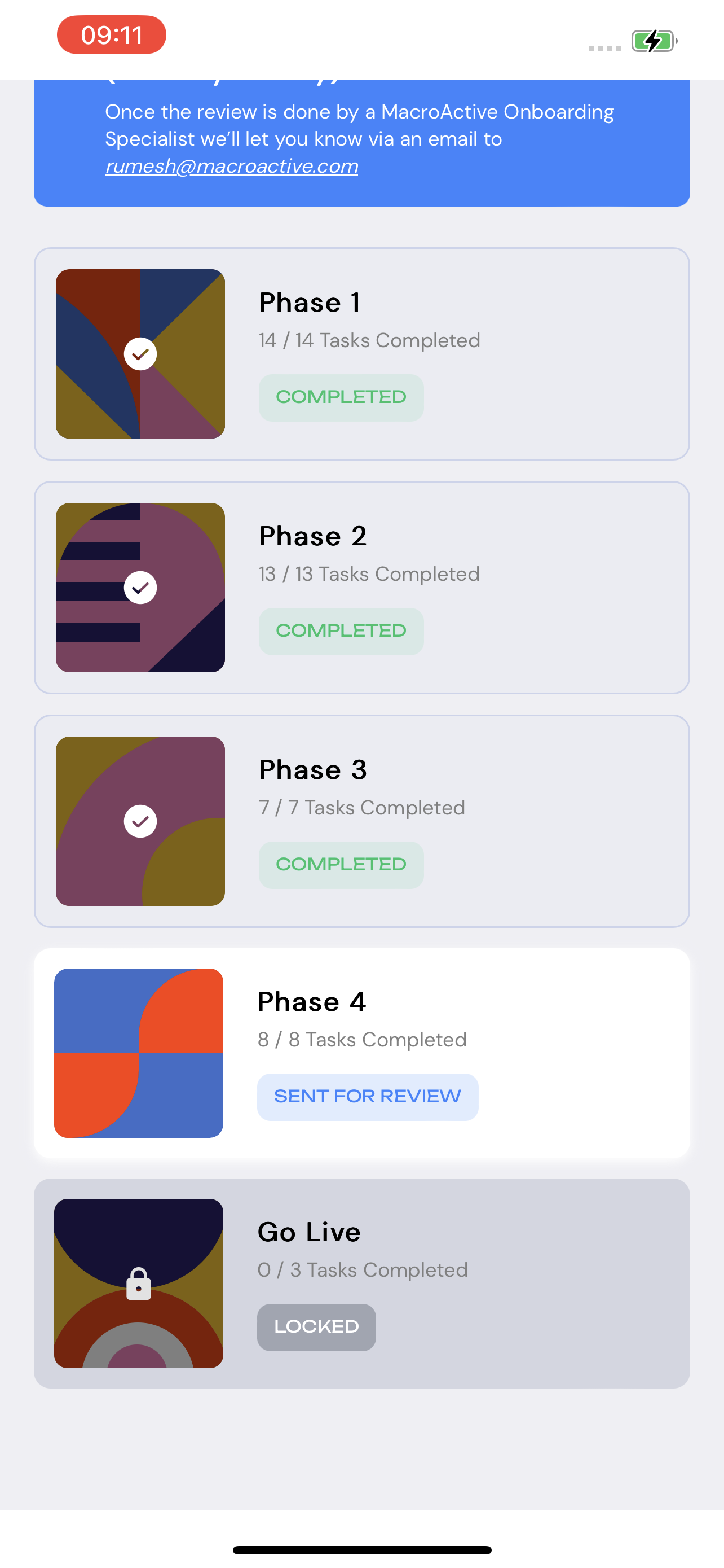 Macroactive Onboarding