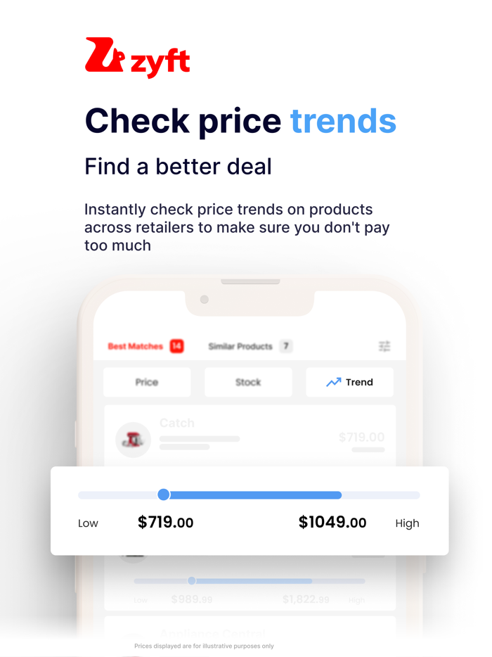 Zyft Shopping Price Comparison